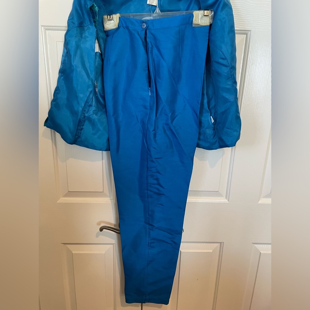 💟 NWOT 100% Silk Pant Set - Picture 3 of 4